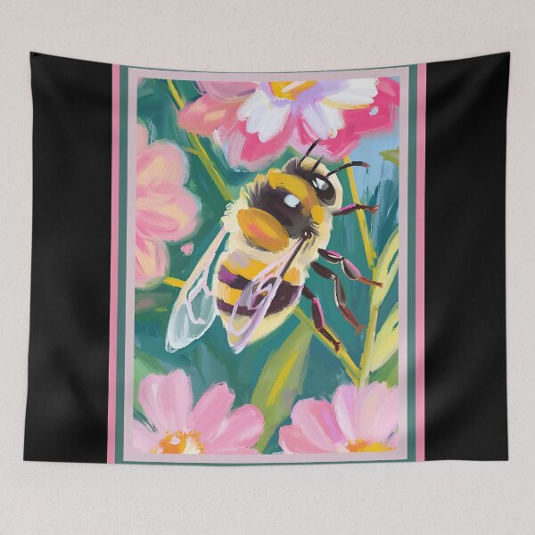 Item preview, Bees Honey Flowers Ecology designed and sold by Design_Your_Day.