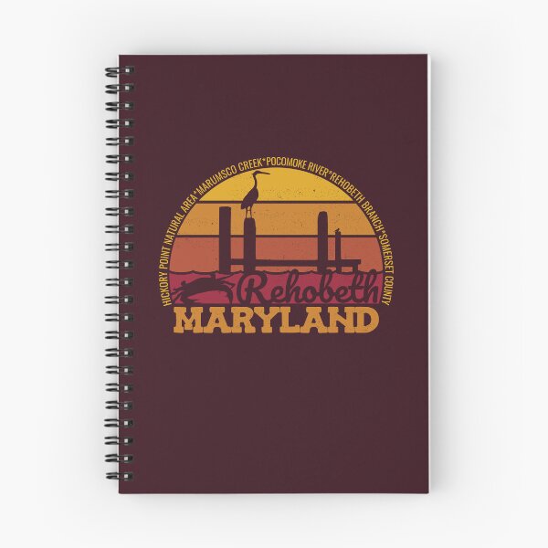 Item preview, Rehobeth Maryland Sunset Retro Local Pride Logo designed and sold by CRHPOD20.