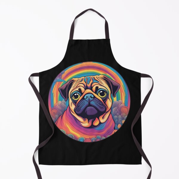Item preview, Psychedelic Pug Art designed and sold by HinsonCreations.