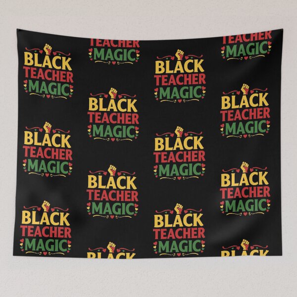 Item preview, Black teacher magic  designed and sold by marfanna.