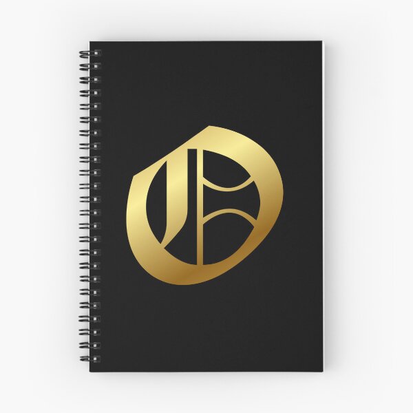 Item preview, Capital Letter O - Foil Gold Effect Gothic Blackletter Script / Old English Font designed and sold by STUDIO-72.
