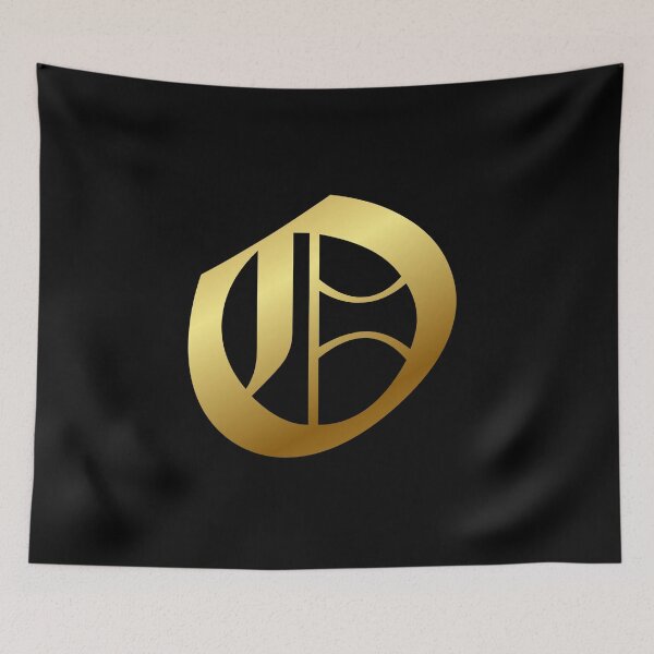 Item preview, Capital Letter O - Foil Gold Effect Gothic Blackletter Script / Old English Font designed and sold by STUDIO-72.