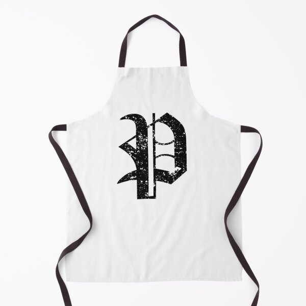 Item preview, Capital Letter P - Eroded / Distressed Gothic Blackletter Script / Old English Font (Black) designed and sold by STUDIO-72.