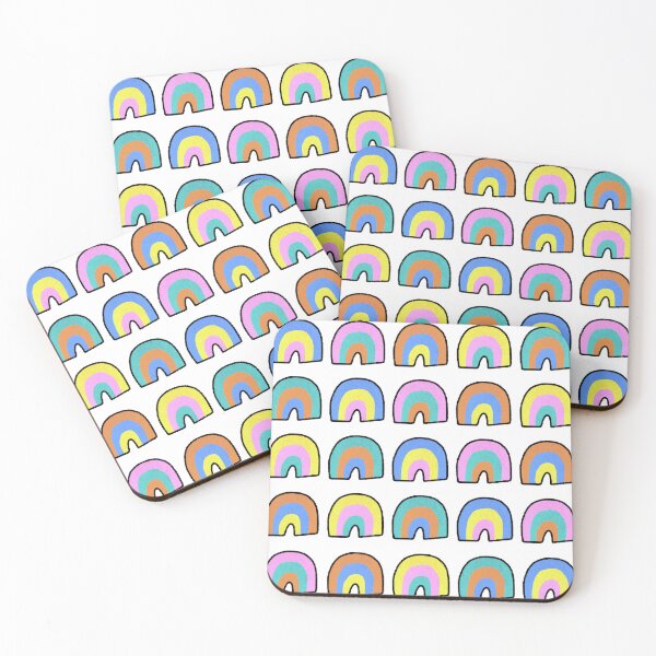 Item preview, Stout tri-colored rainbows (small pattern) designed and sold by SamLouiseArt.