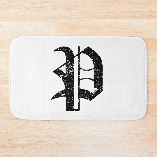 Item preview, Capital Letter P - Eroded / Distressed Gothic Blackletter Script / Old English Font (Black) designed and sold by STUDIO-72.