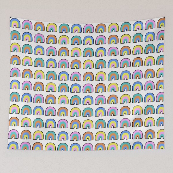 Item preview, Stout tri-colored rainbows (small pattern) designed and sold by SamLouiseArt.