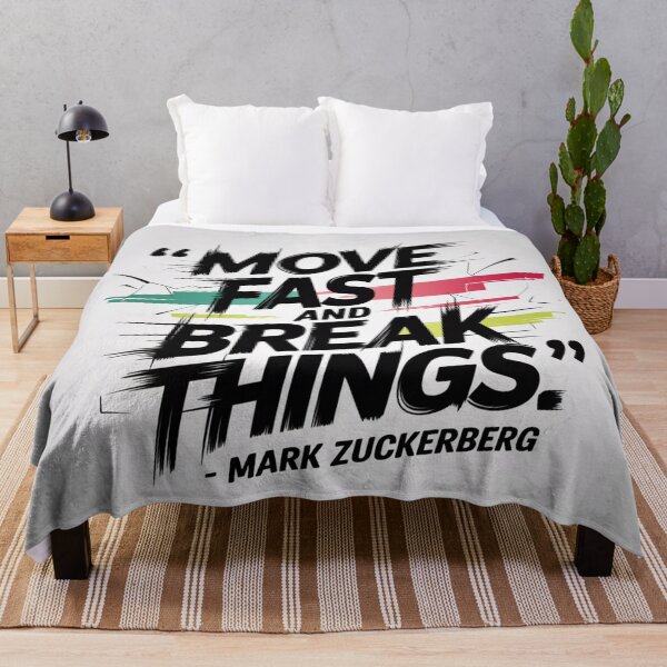 Item preview, Move Fast and Break Things" | Startup Motivation Quote | Entrepreneur Wall Art | Fast Action Business Decor 3 designed and sold by TrendSh0p.