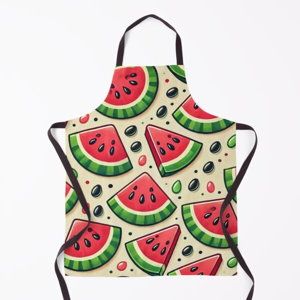 Artikelvorschau, Wassermelonenscheibe mit sich wiederholendem Musterdesign entworfen und verkauft von Designeerguy.