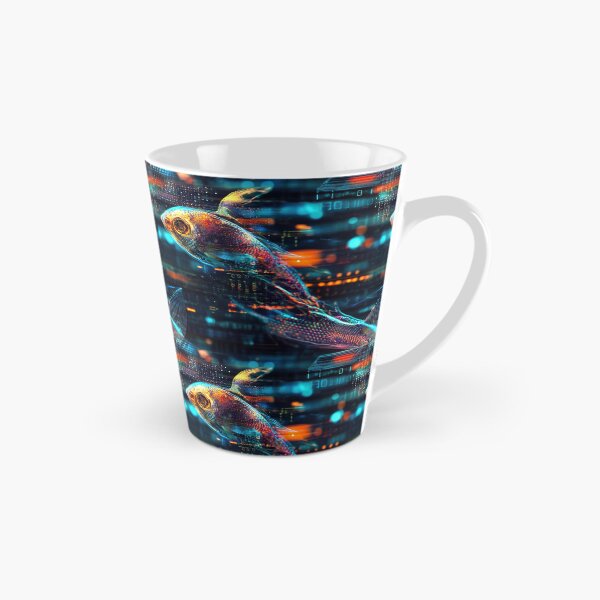 Artikelvorschau, Cyberfish: Der digitale Ozean entworfen und verkauft von MidArtForge.