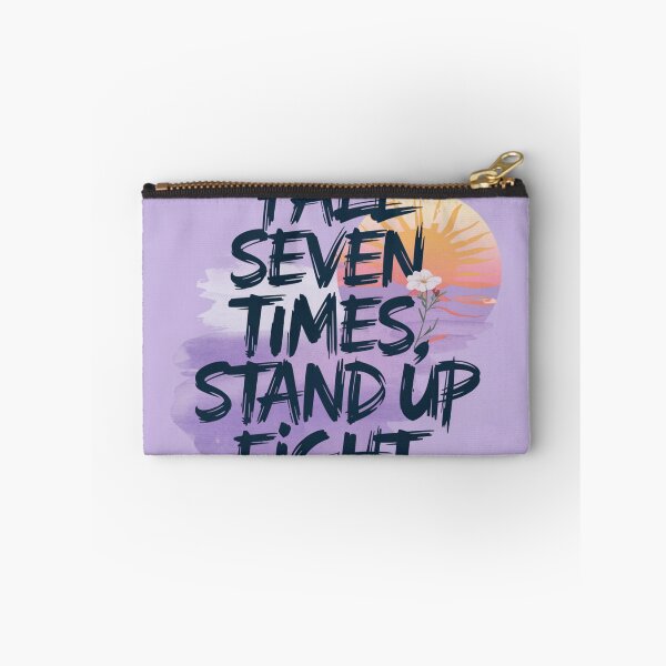 Item preview, "Fall Seven Times, Stand Up Eight" | Motivational Quote for Entrepreneurs | Resilience Startup Decor | Inspirational Office Art designed and sold by TrendSh0p.