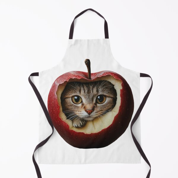 Item preview, cat inside an apple designed and sold by Kat's Design Hub.