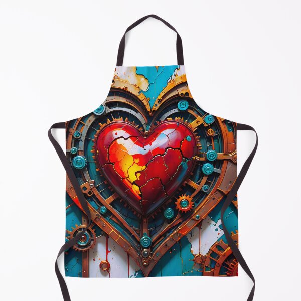 Item preview, Cracked heart on an industrial background designed and sold by Marcu Ioachim.