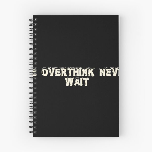 Item preview, Me? Overthink? Never. Wait… designed and sold by Ninjacatoff.