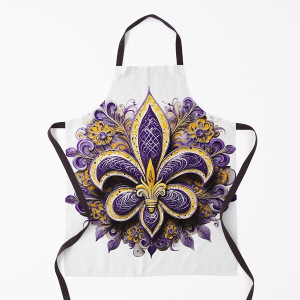 Item preview, lsu themed fleur dis lis designed and sold by GeauxTigs225.