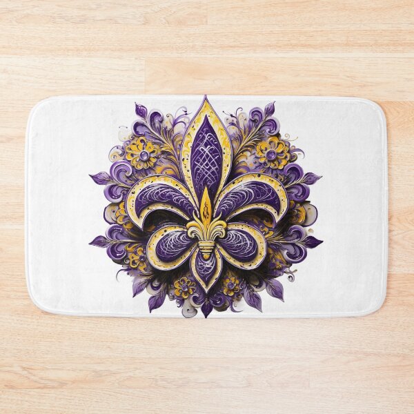 Item preview, lsu themed fleur dis lis designed and sold by GeauxTigs225.