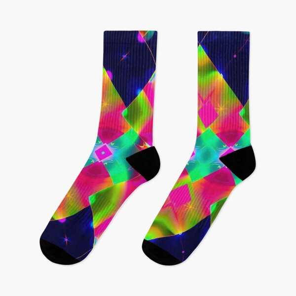 Item preview, Psychedelic Argyle 7 designed and sold by Dose of Dysfunction.