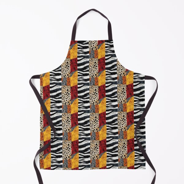 Item preview, Textile Collage of Wild Prints designed and sold by MidArtForge.