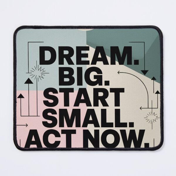 Item preview, "Dream Big. Start Small. Act Now." | Motivational Entrepreneur Quote | Startup Office Wall Art | Inspirational Business Decor designed and sold by TrendSh0p.