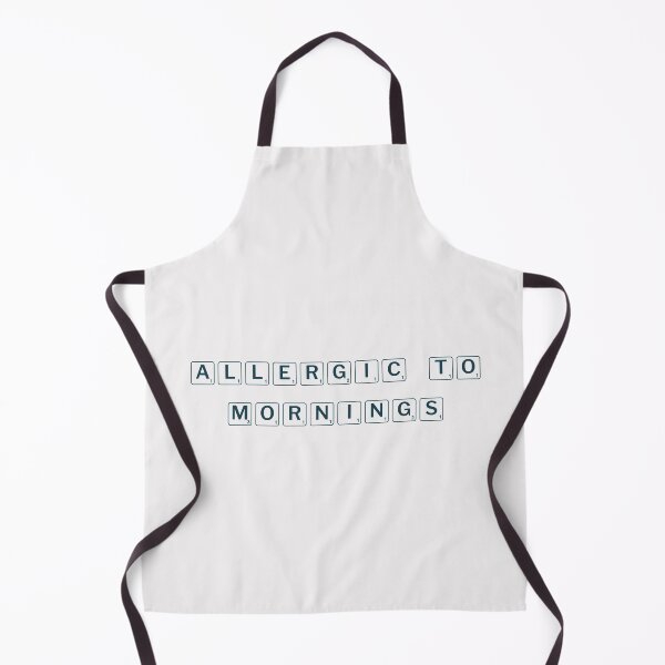 Item preview, Allergic to mornings designed and sold by Ninjacatoff.