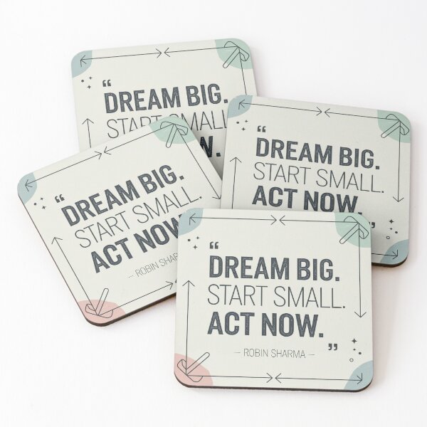 Item preview,  "Dream Big. Start Small. Act Now." | Motivational Entrepreneur Quote | Startup Office Wall Art | Inspirational Business Decor 2 designed and sold by TrendSh0p.
