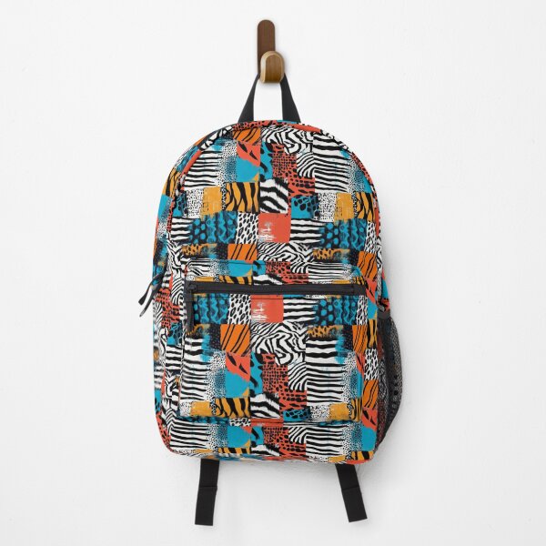 Item preview, Textile Collage of Wild Prints designed and sold by MidArtForge.