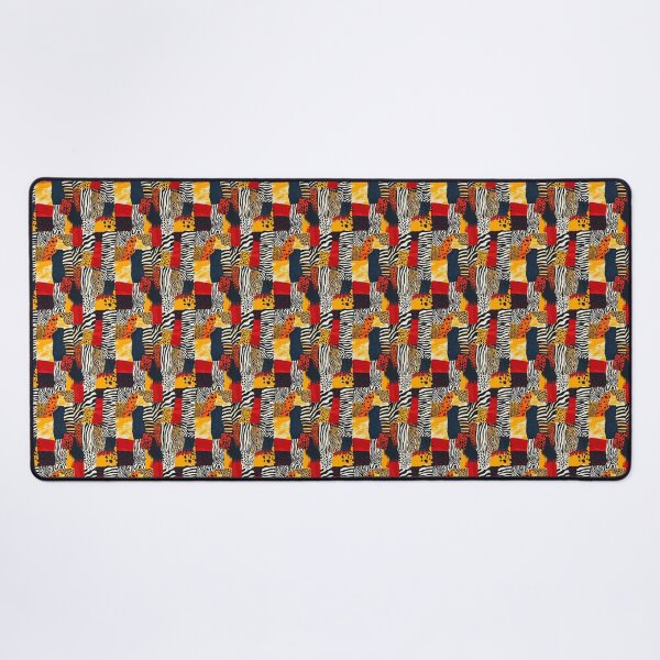 Item preview, Textile Collage of Wild Prints designed and sold by MidArtForge.