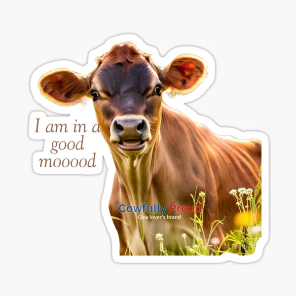 Vista previa del artículo con la obra «Cowfully Proud, la marca de los amantes de las vacas», diseñado y vendido por CowfullyProud.