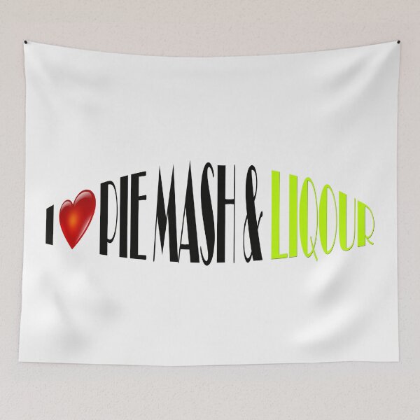 Item preview, I Love London Pie, Mash and Liquor V6i designed and sold by RetrospectUK.