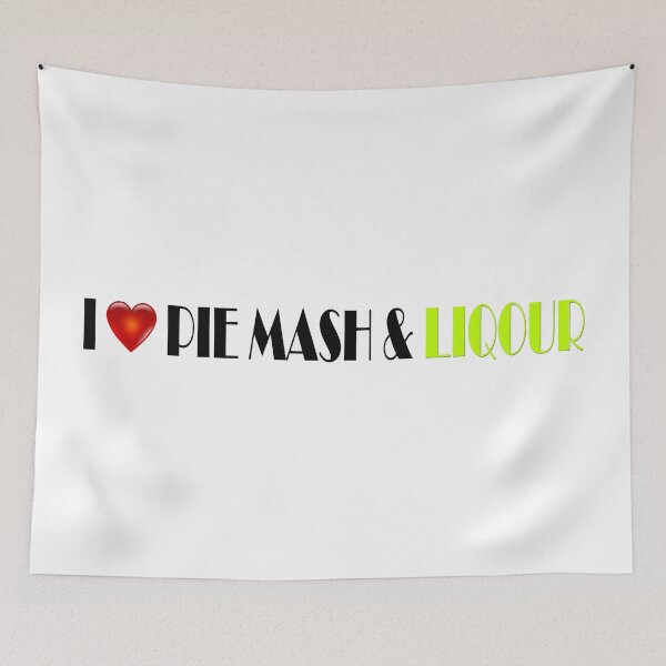 Item preview, I Love London Pie, Mash and Liquor V6j designed and sold by RetrospectUK.