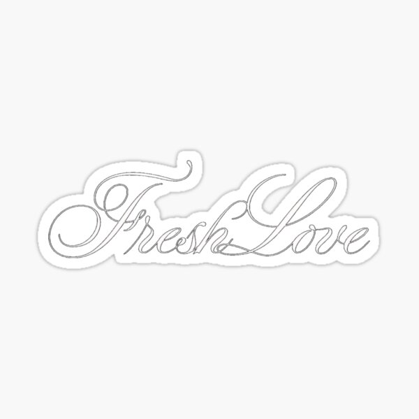 Item preview, Fresh Love Cursive designed and sold by avaa429.
