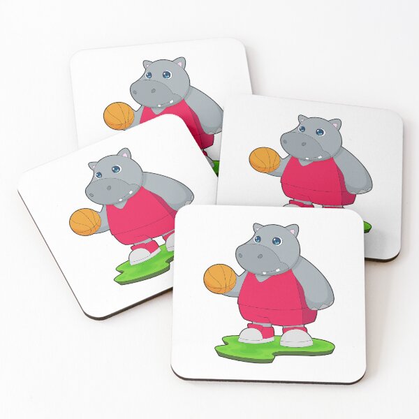 Item preview, Hippo Basketball player Basketball designed and sold by Snabdesign84.