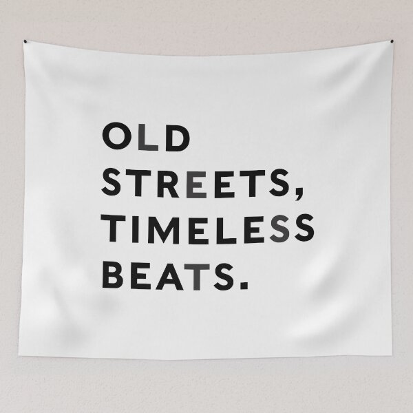 Item preview, Old Streets Timeless Beats designed and sold by colourfind.