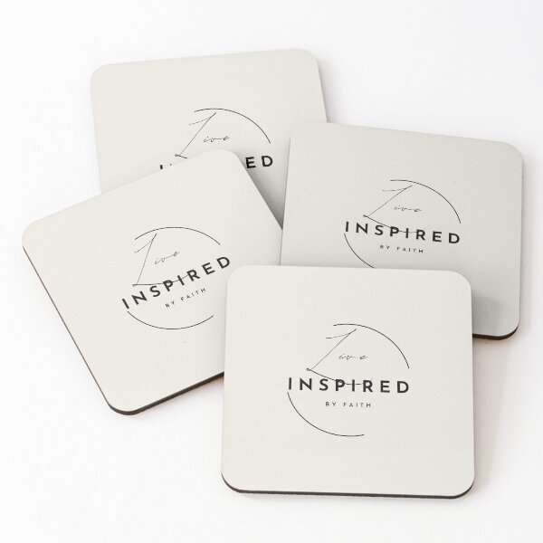 Item preview, Minimalist Christian Gift Design - Live Inspired by Faith designed and sold by Our Bible Journey.