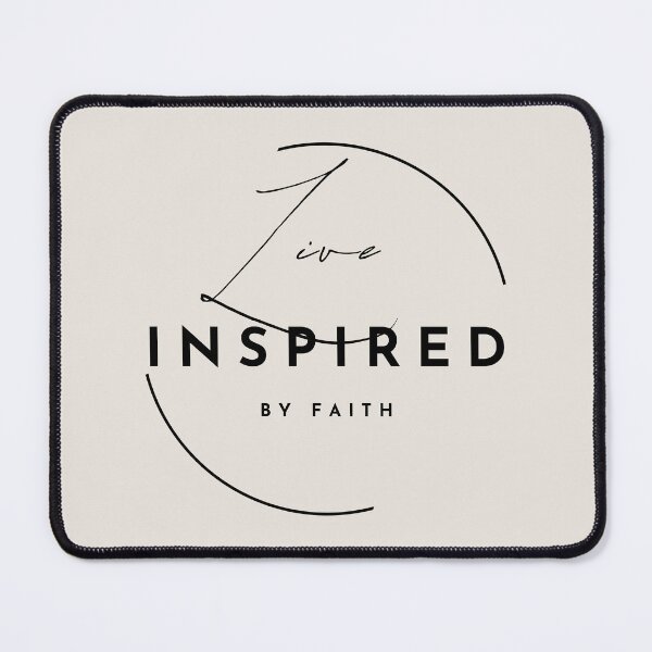 Item preview, Minimalist Christian Gift Design - Live Inspired by Faith designed and sold by Our Bible Journey.