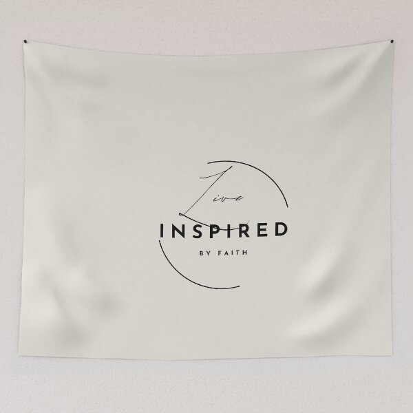 Item preview, Minimalist Christian Gift Design - Live Inspired by Faith designed and sold by Our Bible Journey.