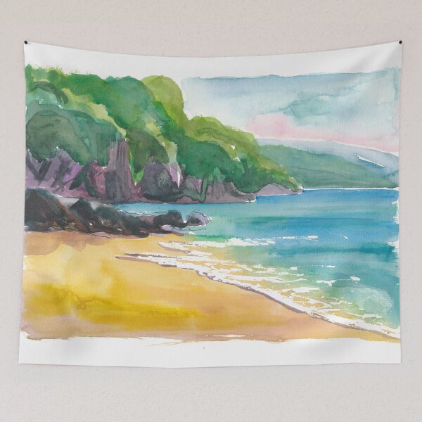 Item preview, Golden Sands of Pirates Bay Tobago West Indies designed and sold by artshop77.