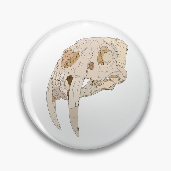 Item preview, Saber-toothed Skull designed and sold by Sophiehammond.