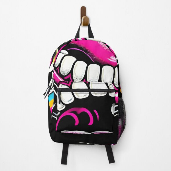 Item preview, Loud Alarm Clock with Mouth and Megaphone – Retro Pop Art Surreal Design designed and sold by DrawHandArt.