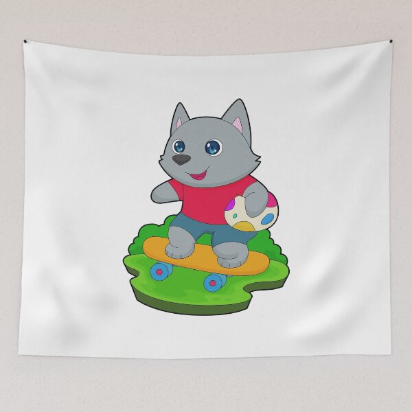 Item preview, Cat Easter Skateboard designed and sold by Snabdesign84.