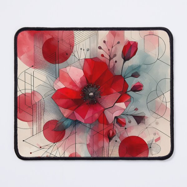 Item preview, Modern Floral Red Abstract Flowers designed and sold by GraphicsClub.