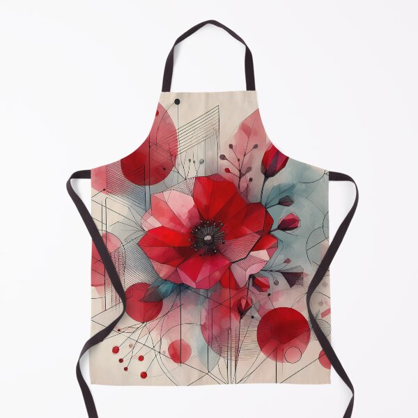 Item preview, Modern Floral Red Abstract Flowers designed and sold by GraphicsClub.