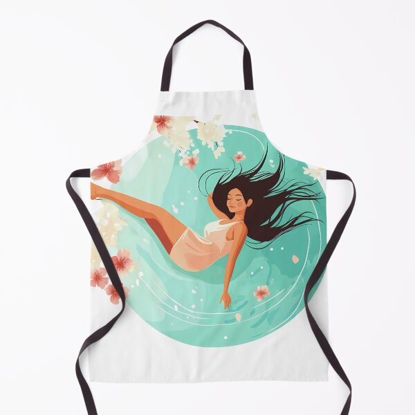 Item preview, Spring Blooms and Floaty Naps Beautiful Dreamer on her side designed and sold by Vicki Noble Art.