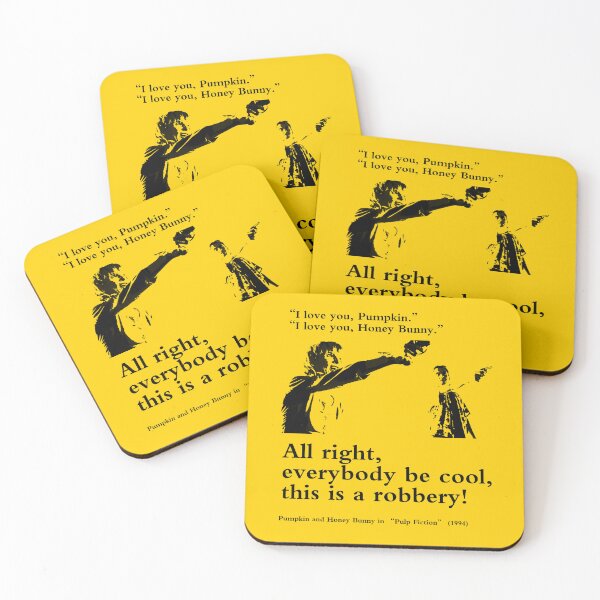 Item preview, Pulp Fiction Movie Quote: Pumpkin & Honey Bunny designed and sold by Hostilius.