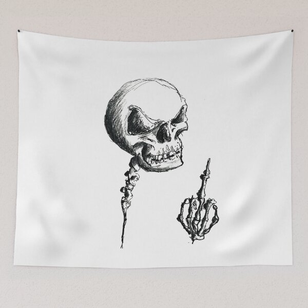 Item preview, Rude skull designed and sold by Glenbobagins.