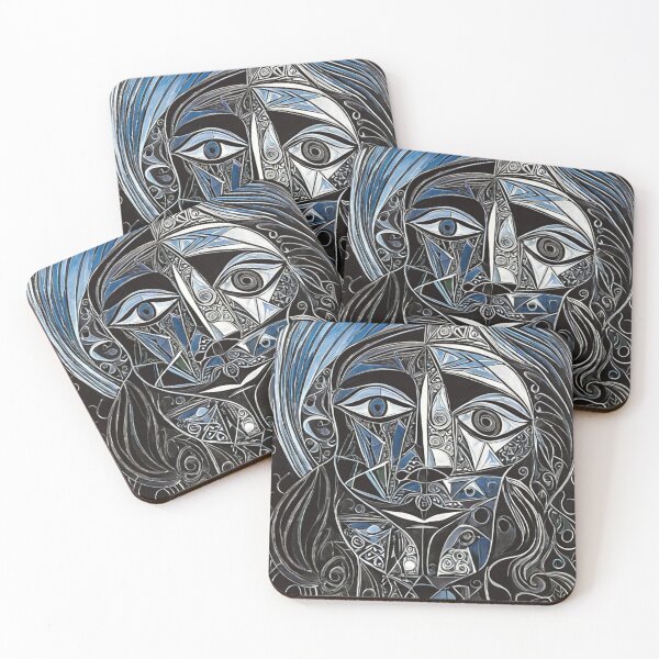 Item preview, Abstract Portrait Art designed and sold by TheDarkWardrobe.