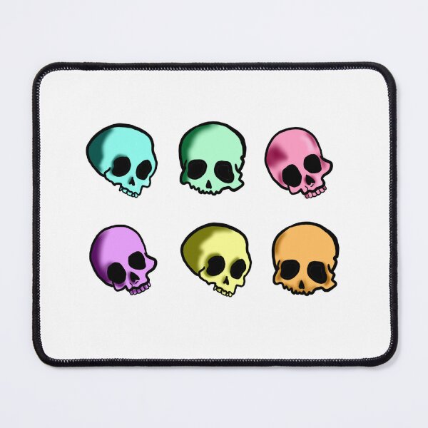 Item preview, Rainbow Little Skull Sheet designed and sold by artbyemme.