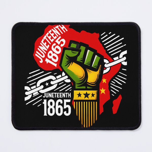 Item preview, Juneteenth 1865 Black Power Fist – African American Freedom Day Celebration Artwork designed and sold by DrawHandArt.