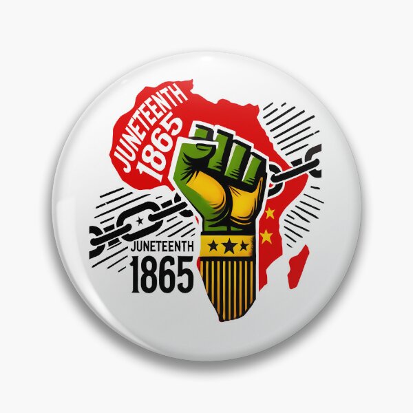 Artikelvorschau, Juneteenth 1865 Black Power Fist – Kunstwerk zur Feier des Afroamerikaner-Freiheitstages entworfen und verkauft von DrawHandArt.