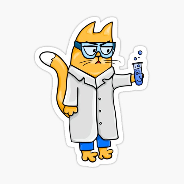 Item preview, Science Cat designed and sold by Zoodles--.
