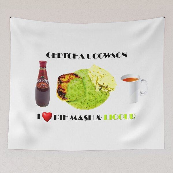 Item preview, I Love London Pie, Mash & Liquor V6m designed and sold by RetrospectUK.